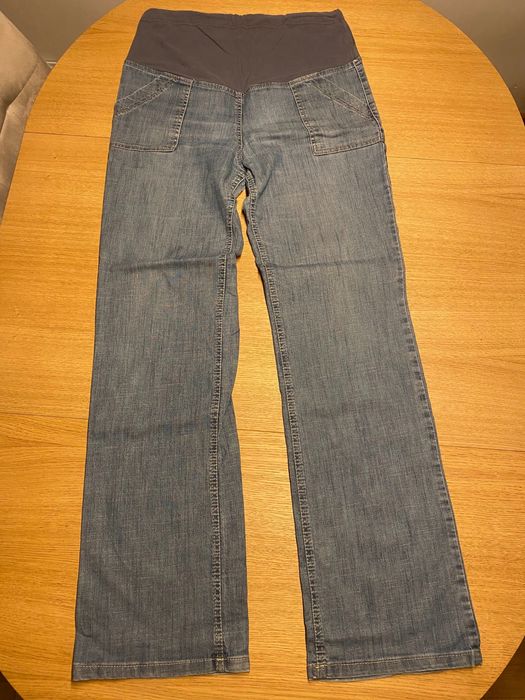 Spodnie ciążowe jeansowe rozmiar L