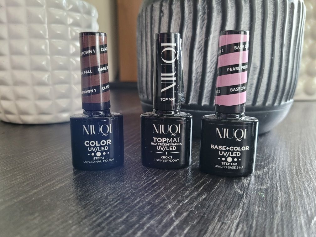 Nowe lakiery Niuqi base+kolor+top