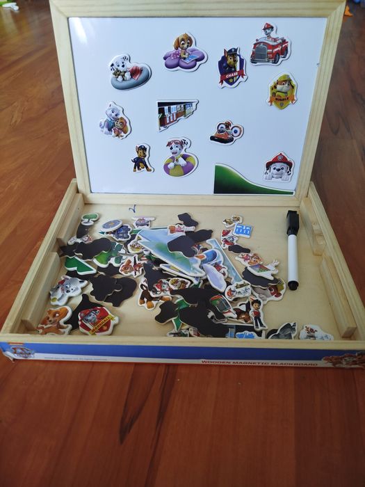 Tablica psi patrol magnetyczna kredowa z pisakiem