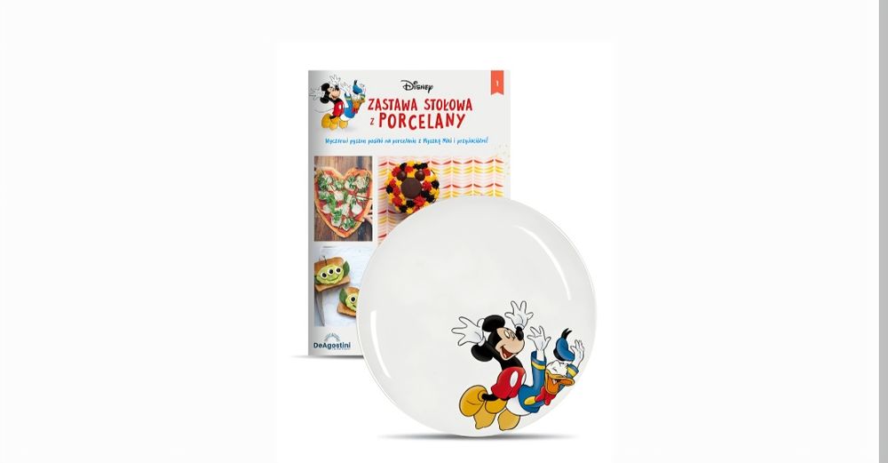 Disney zestaw stołowy  porcelany