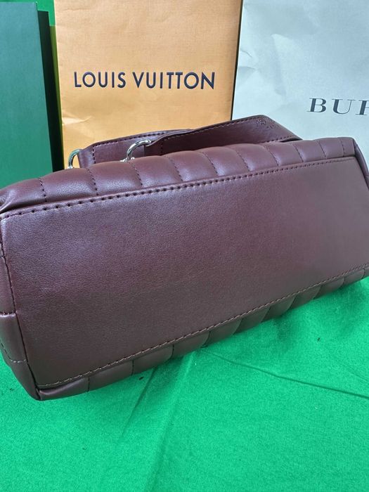 Torebka damska ysl prazkowana torba lancuszek nowość Hit bordo