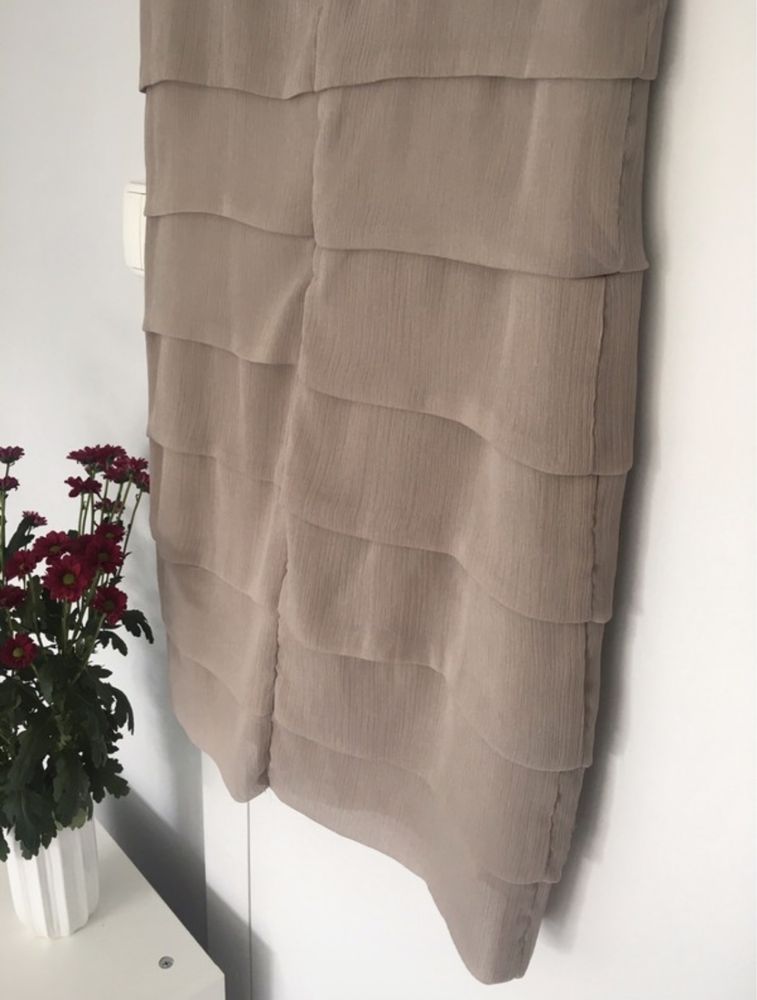 Sukienka elegancka z metalicznym połyskiem BonPrix