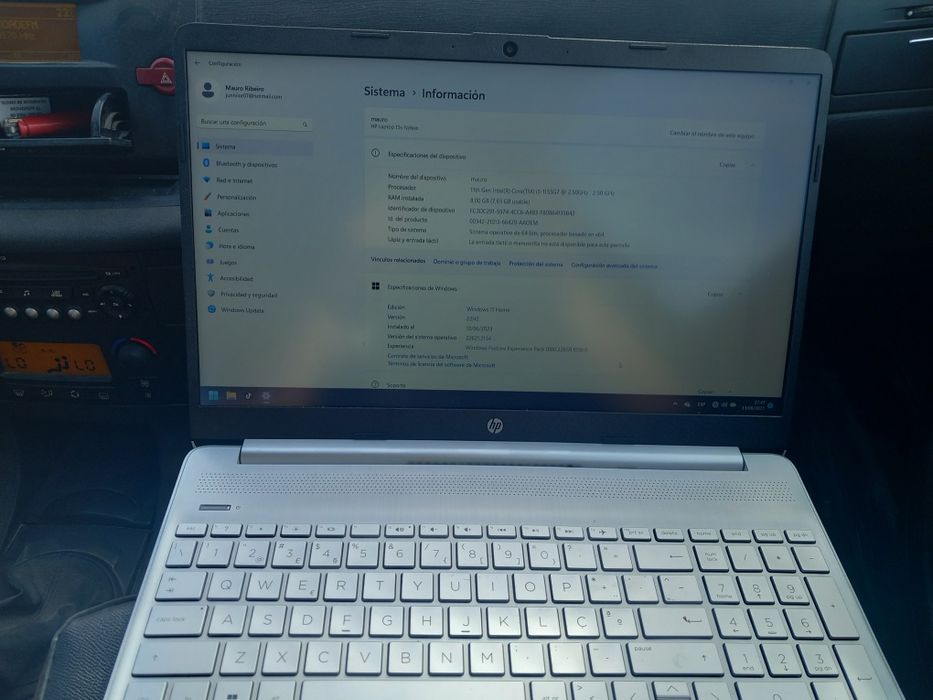Hp 15s  500 gb de ram