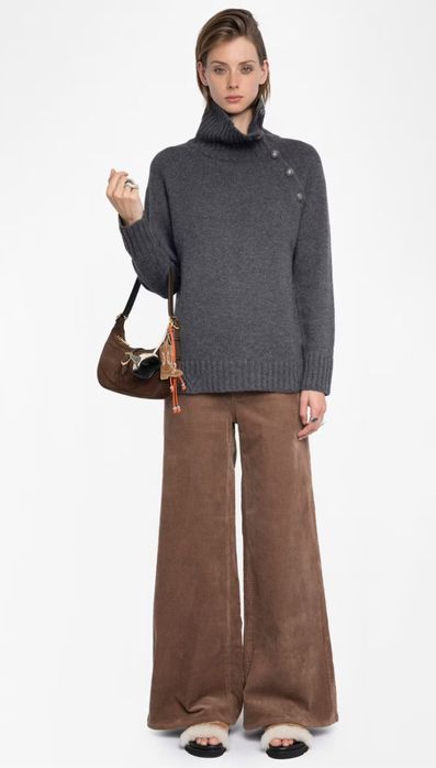 Свитер серый Zadig & Voltaire