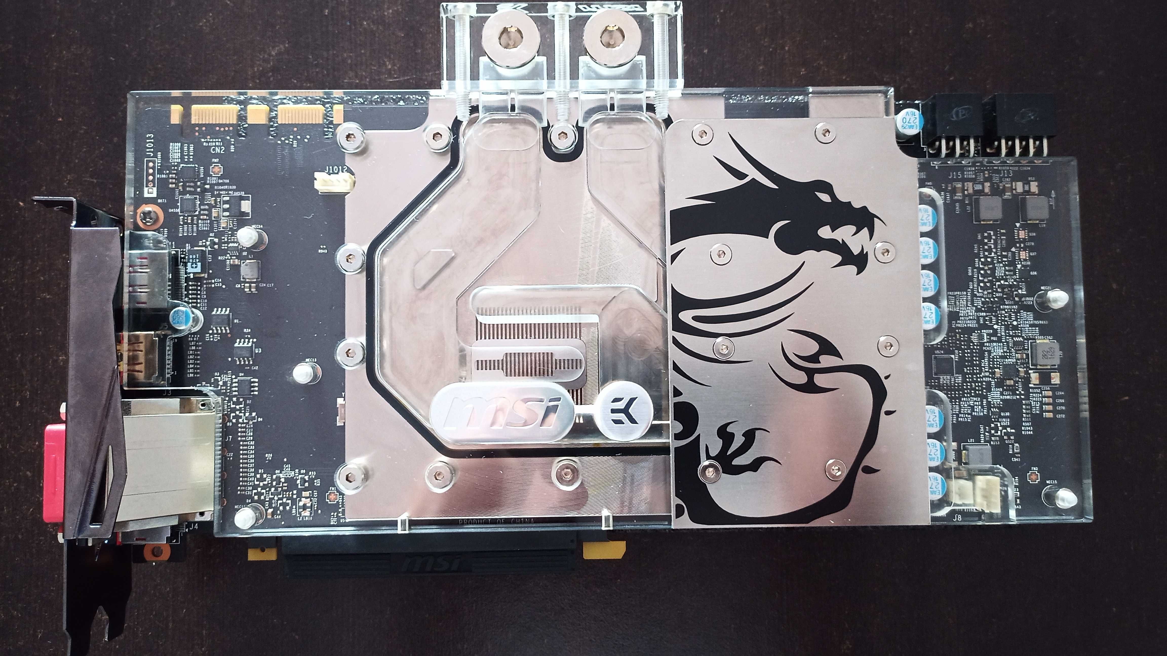 Placa gráfica MSI GeForce GTX 1080 Sea Hawk X EK 8GB