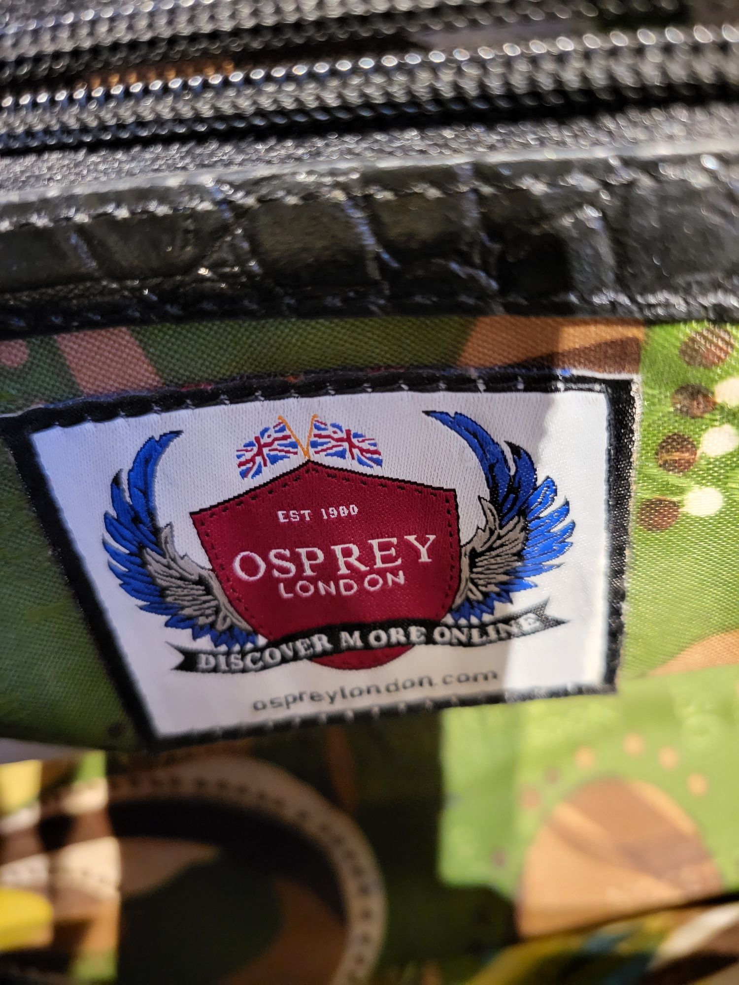 Torebka Osprey London skóra naturalna 
3