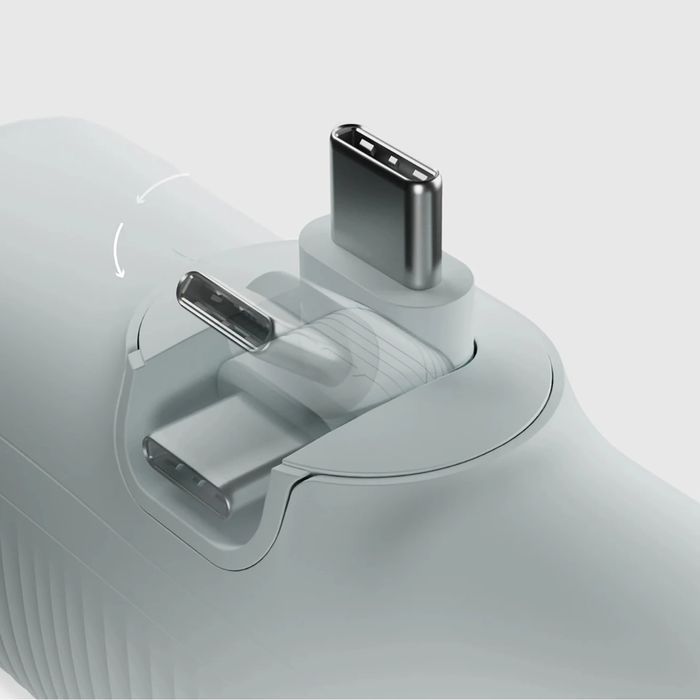 Powerbank SBS EcoPower 5000 mAh 10W z wbudowanym portem USB-C - szary