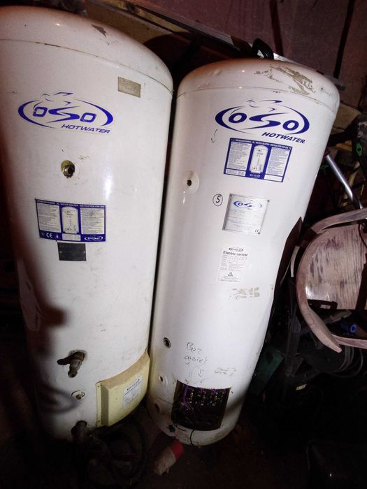 2× OSO Hotwater 17RA 300 – bojlery 300L, Grzałka 3-faz.