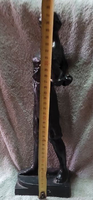 Статуэтка,кабинетная,чугун,касли,Зоя  Космодемьянская 38см sharp 50год