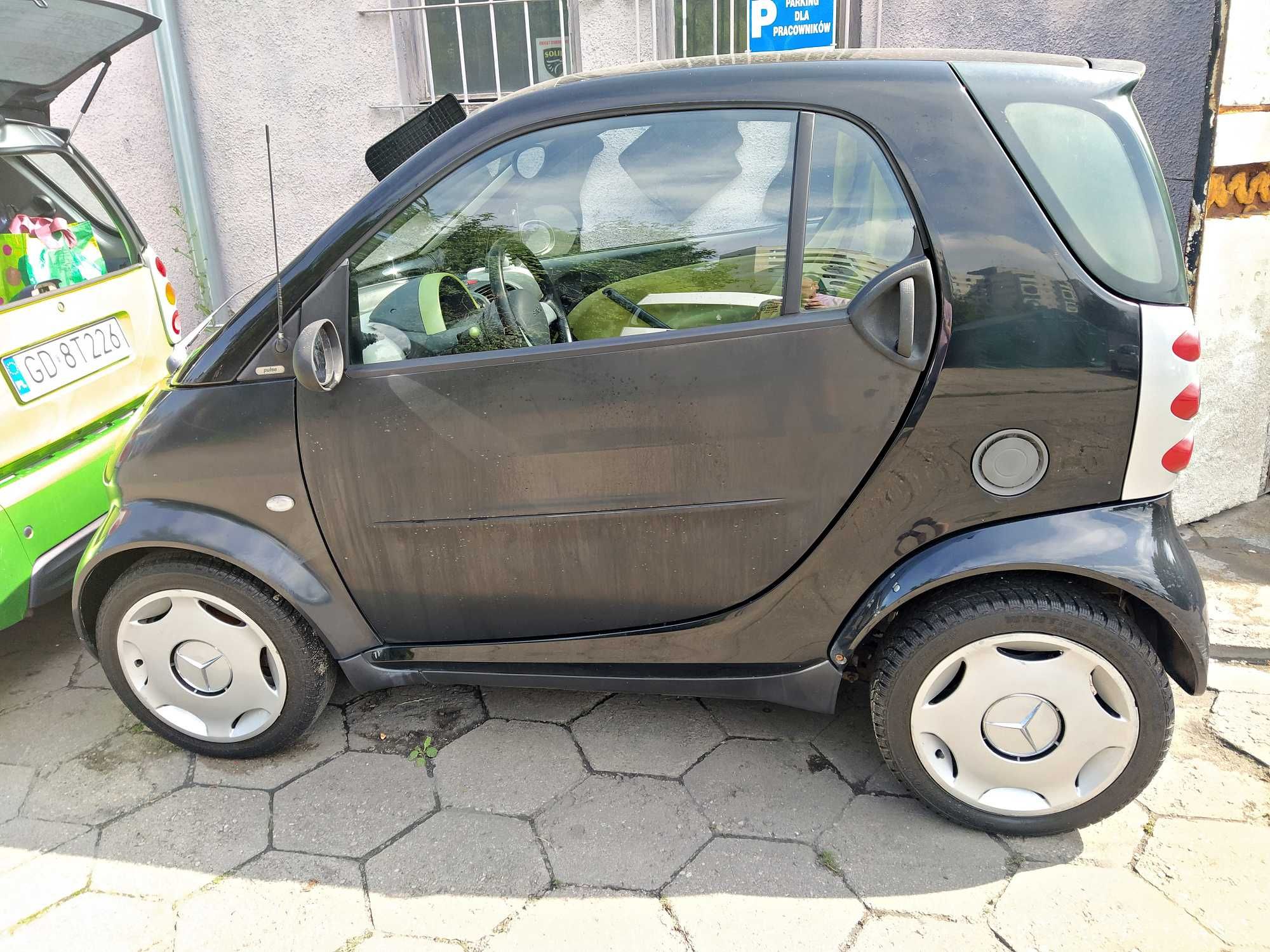 Smart fortwo, 0.6 turbo, 102000 km, PULSE, polift, 2002 rok