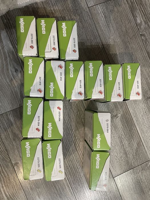 Szybkozłączki wago cena za całość