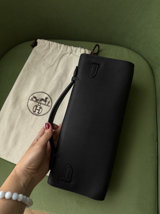 Clutch torebka Hermes kelly cut