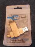 Metalowy pendrive 64gb