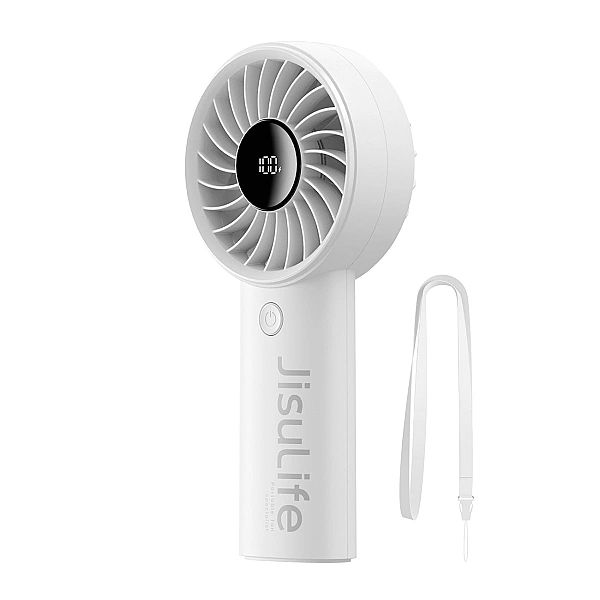 Mini wentylator Jisulife Handheld Fan Life4/5000mAh przenośny wiatracz