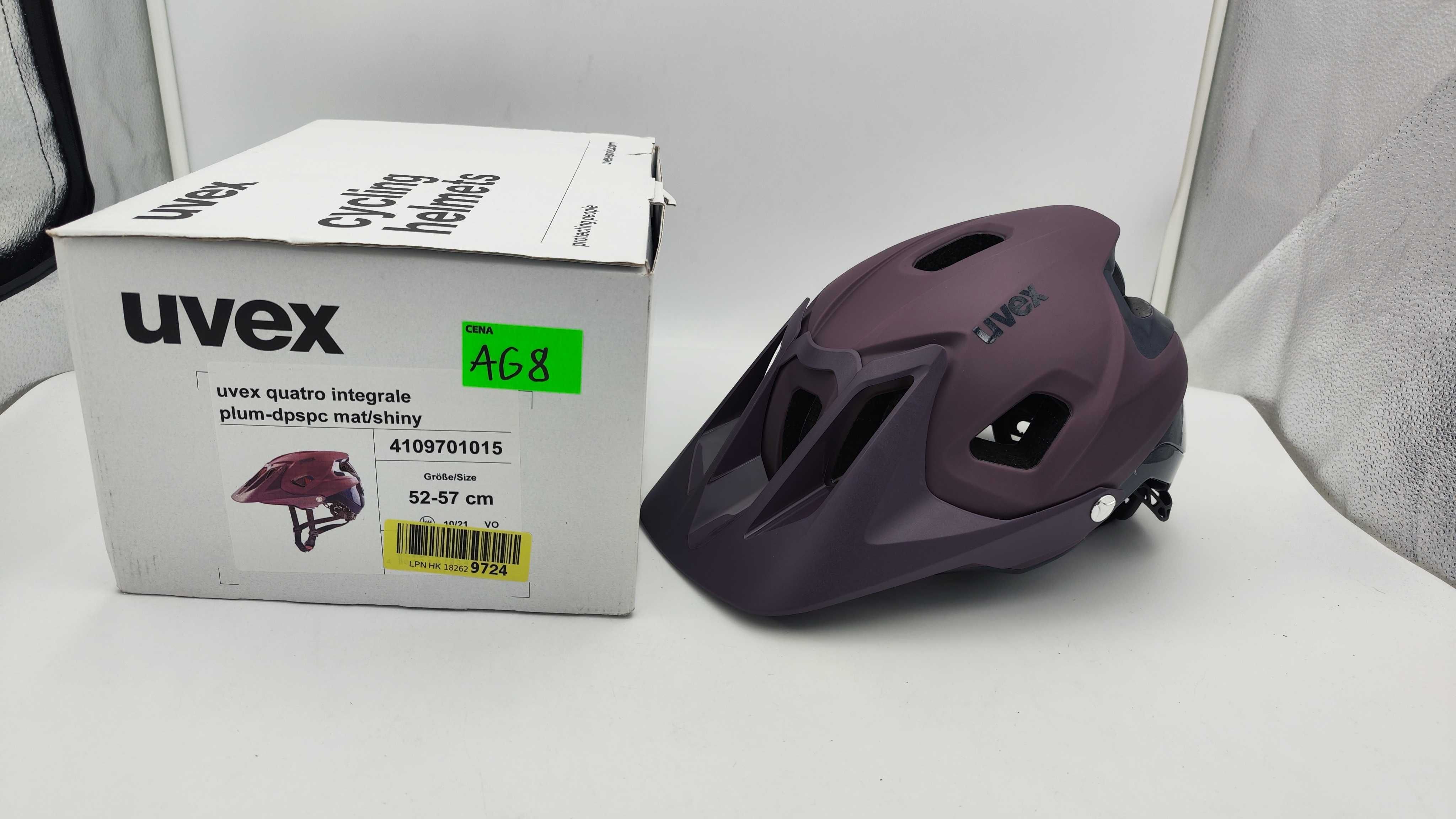 Kask rowerowy Uvex Quatro Integrale r. M 52-57 cm (AG8)