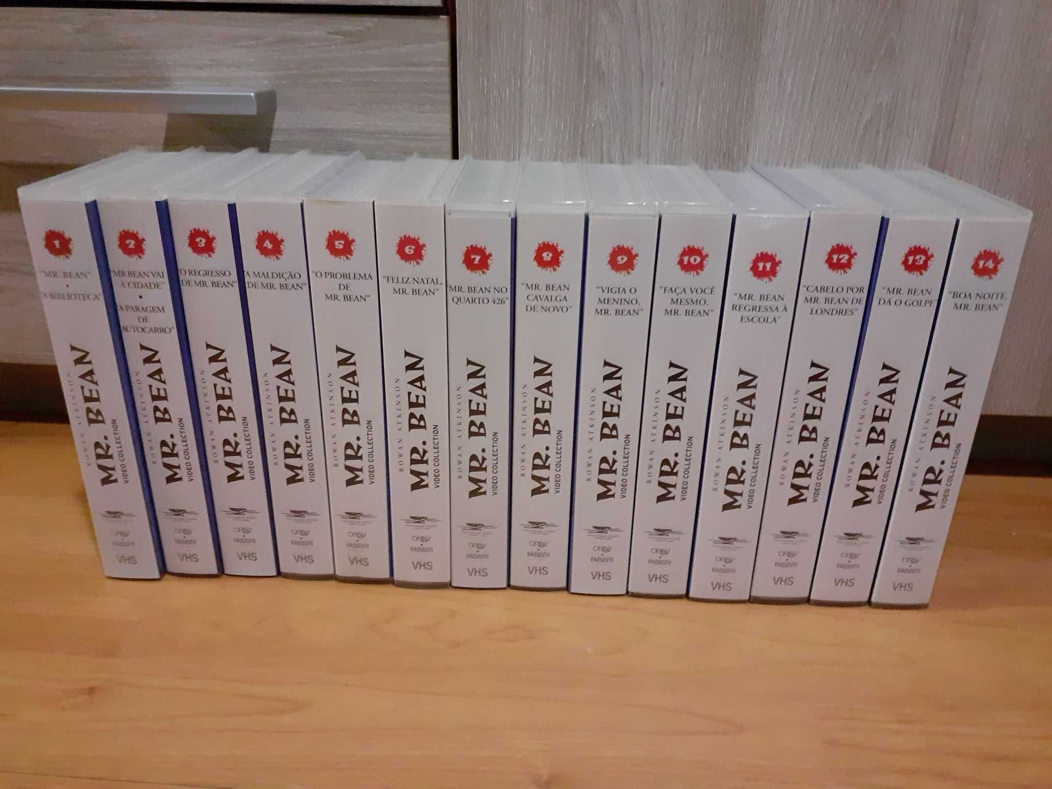 15 cassestes vhs Coleção Mr Bean
