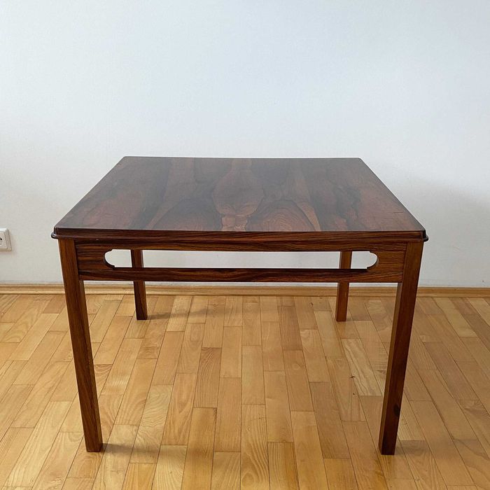 Stolik kawowy palisander | Rasmus Solberg, duński design, lata 60./70.