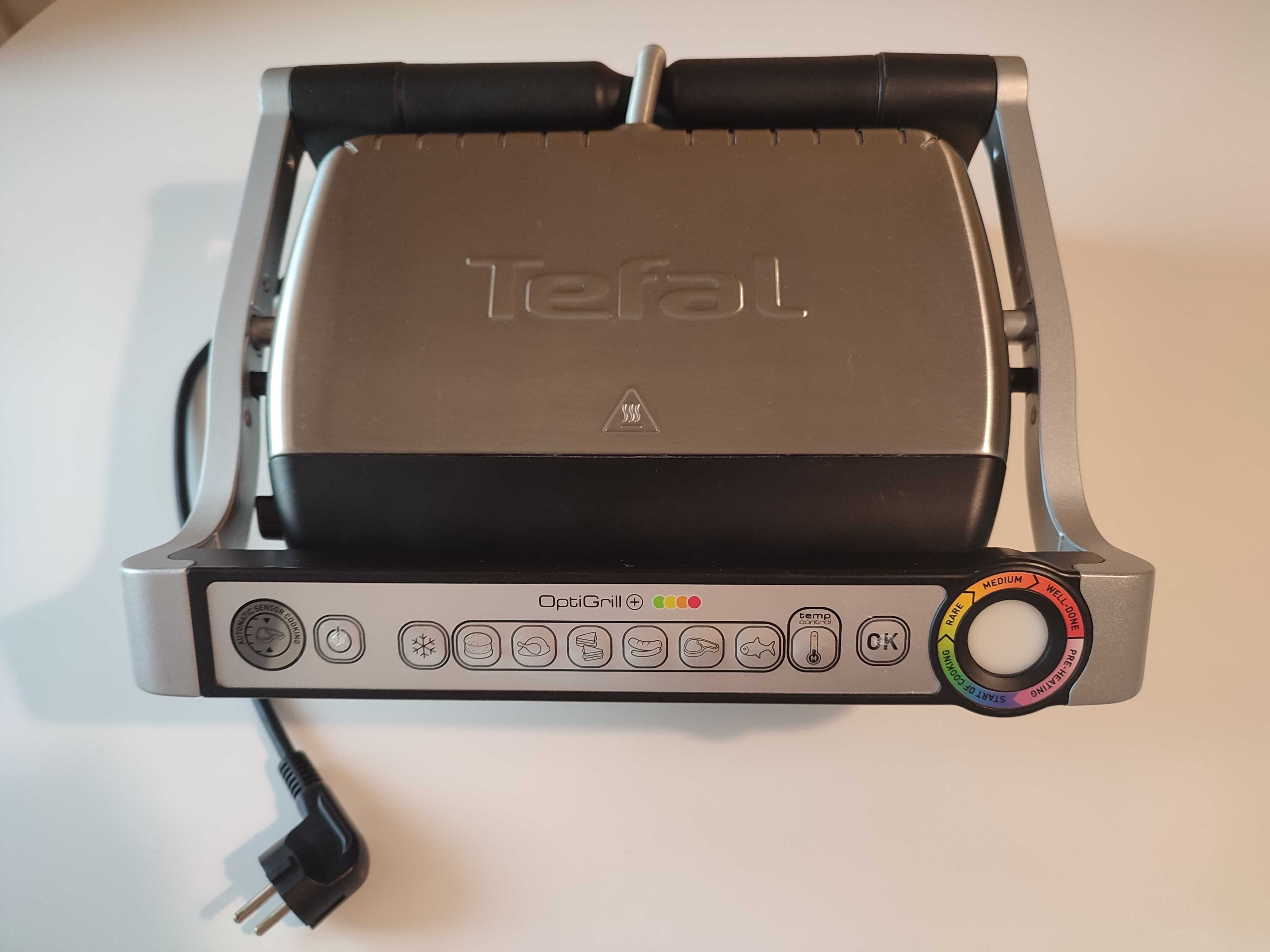 Гриль-барбекю електричний Tefal OptiGrill+ GC716D12