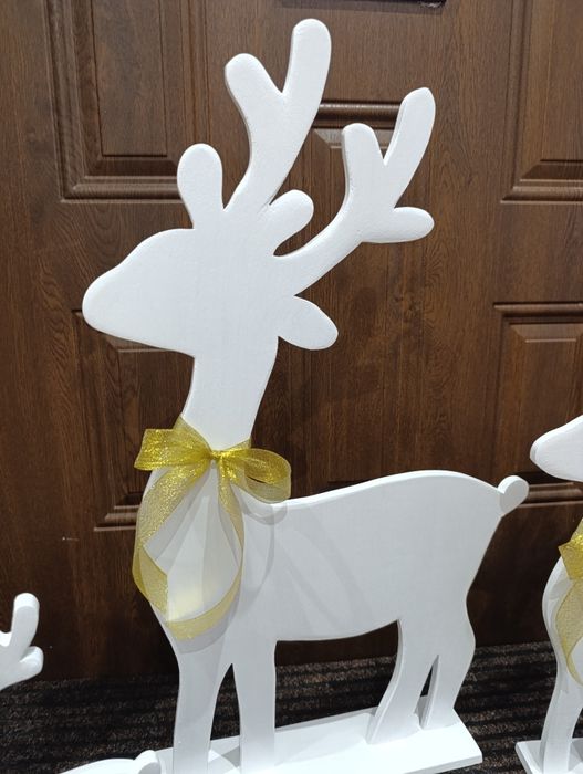 Jelonki jelenie drewniane ozdoba świąteczna ze sklejki