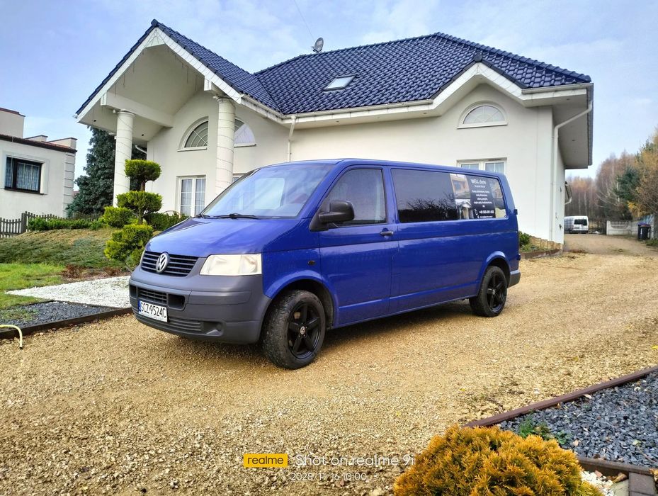 Volkswagen Transporter Long 5osób  Sprzedam VW transporter T5 1.9TDI Long 5osób