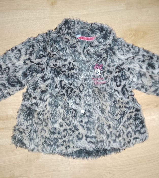 Futro futerko myszka Minnie Disney r.3-4 lata