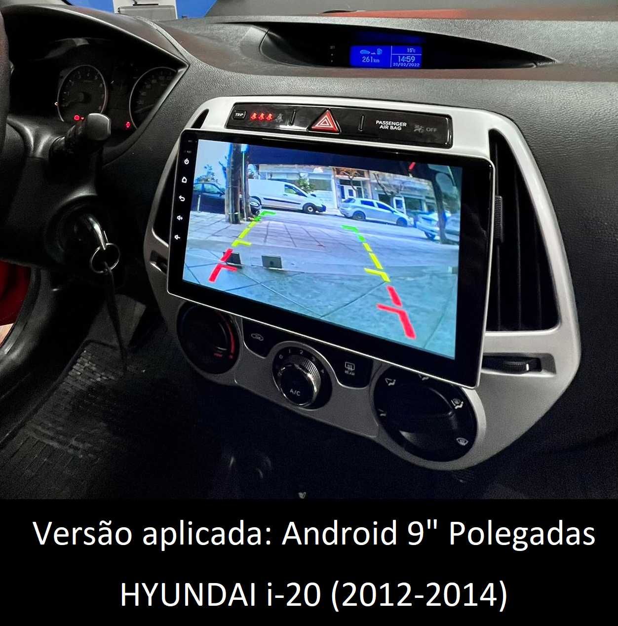 (NOVO) Rádio 2DIN • HYUNDAI i-20 • (2009 a 2018) • Android i20 4+32GB