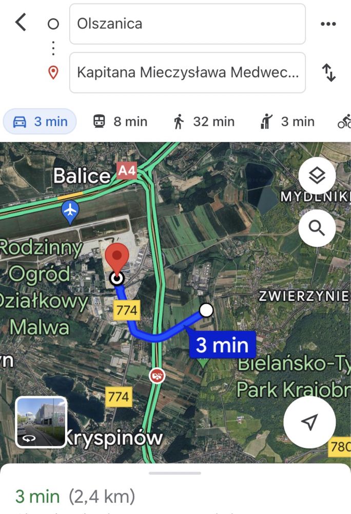 Do Wynajecia Plac 48 arów Dzialka Miejsce Parking Balice Krakow