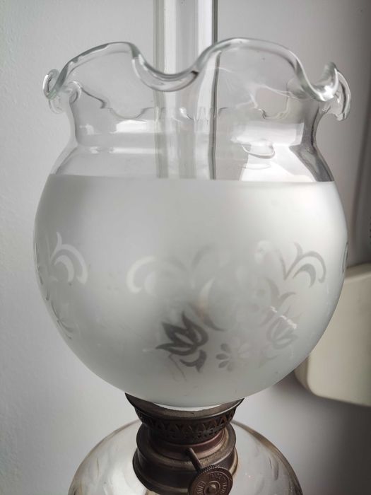 Stara francuska lampa naftowa nr 88 BACCARAT