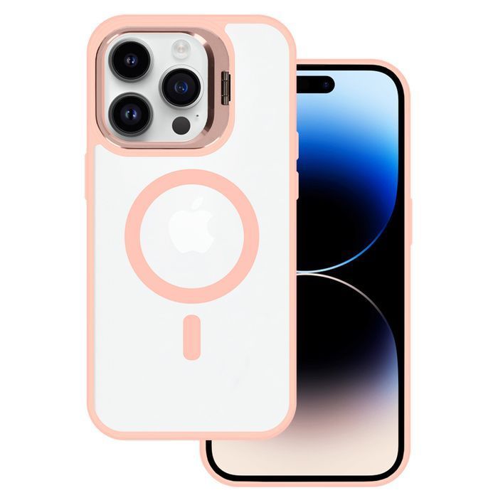 Tel Protect Kickstand Magsafe Case do Iphone 14 Pro Max jasnoróżowy