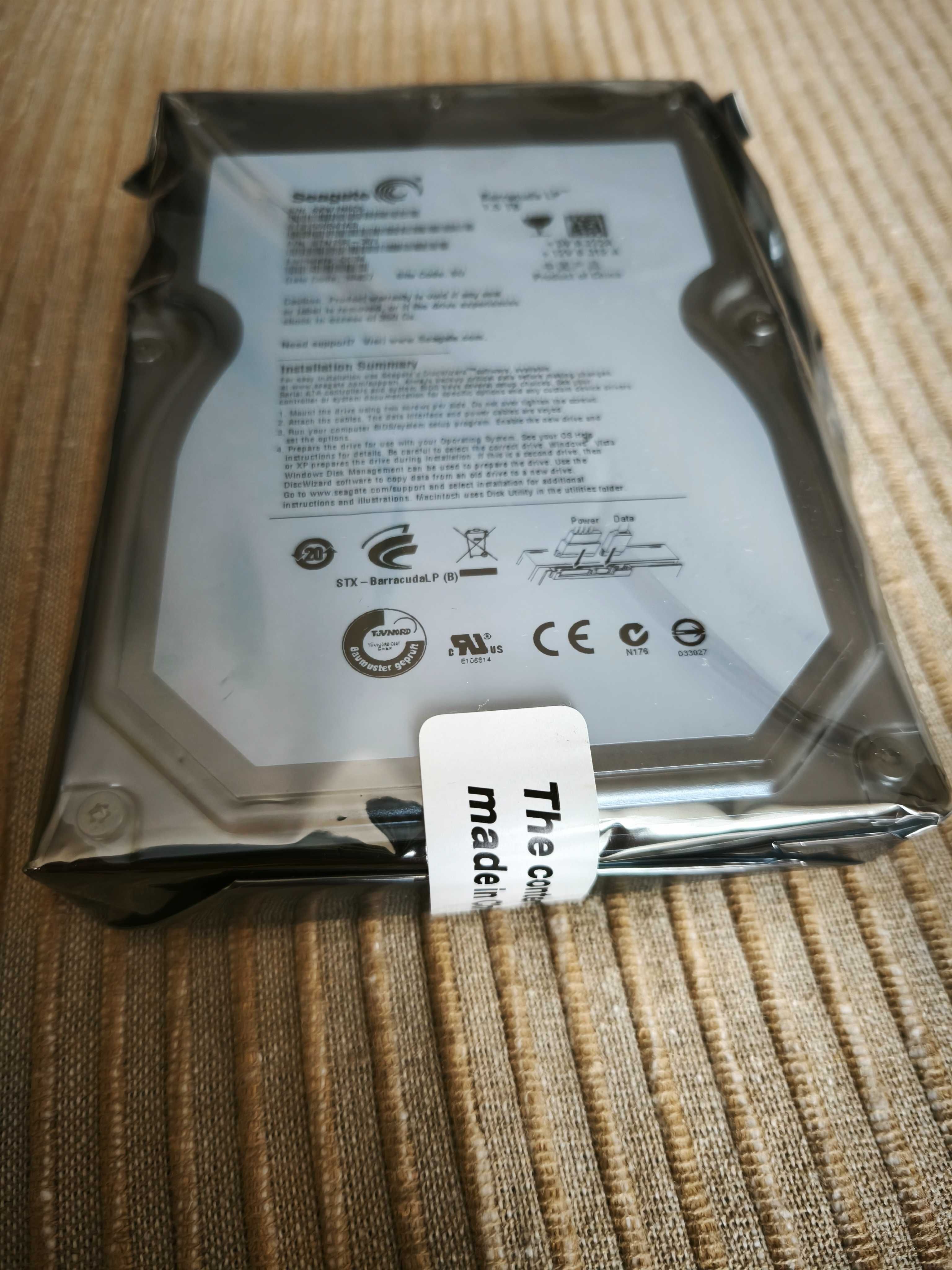 Dysk Seagate barracuda 1.5tb NOWY