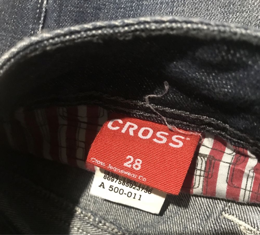 Jeansy cross denim