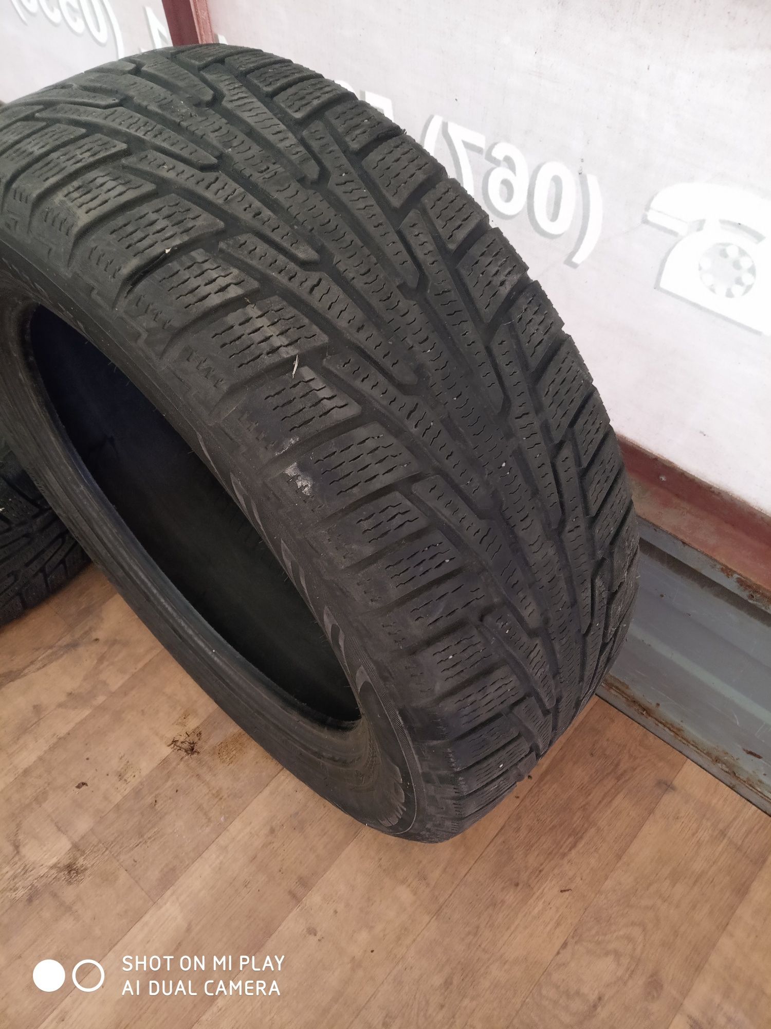 Продам 2 колеса nokian 255/55 R19 зима. 1500грн/шт