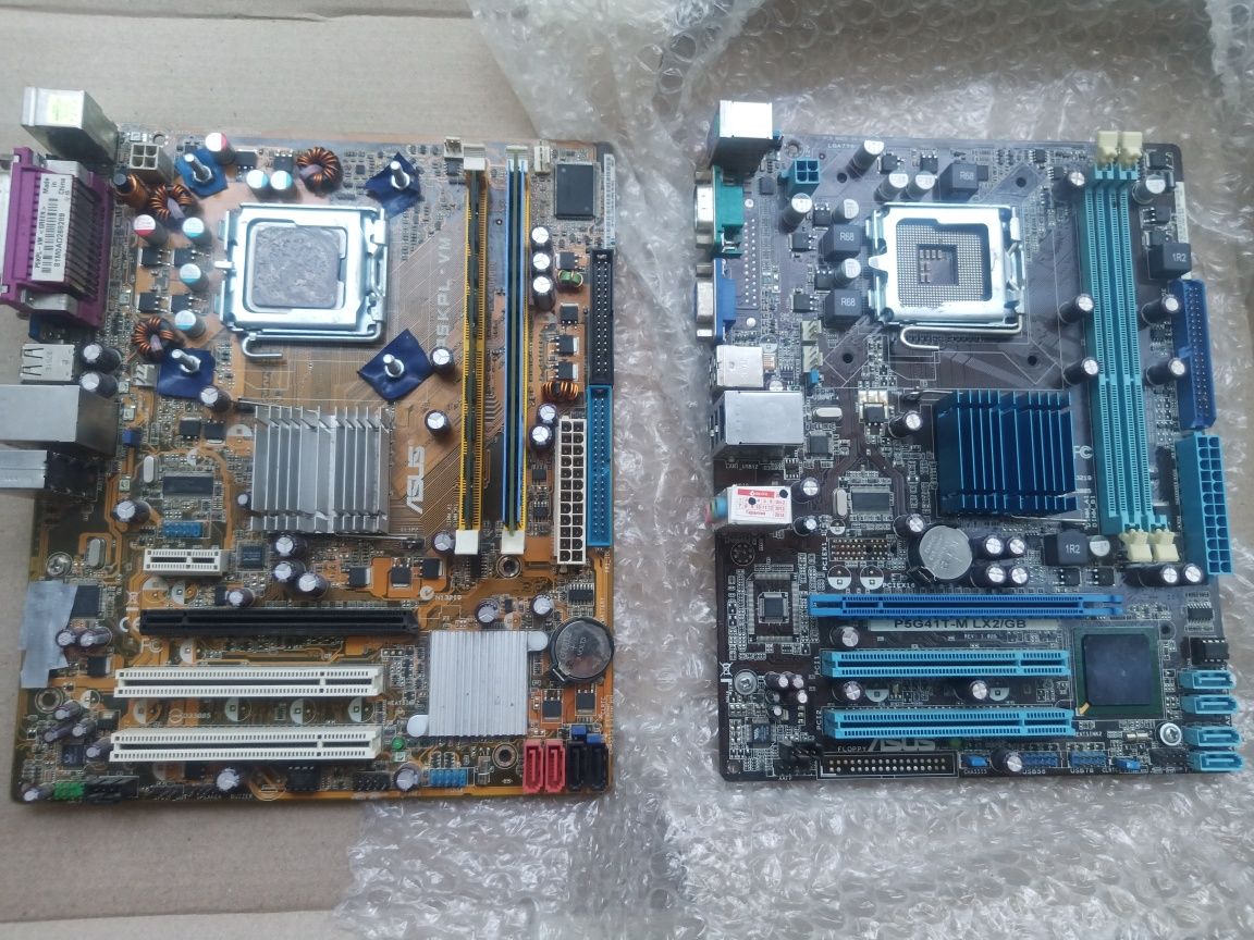 Материнская плата Asus p5pl-vm и Asus p5g41t-m lx2/gb