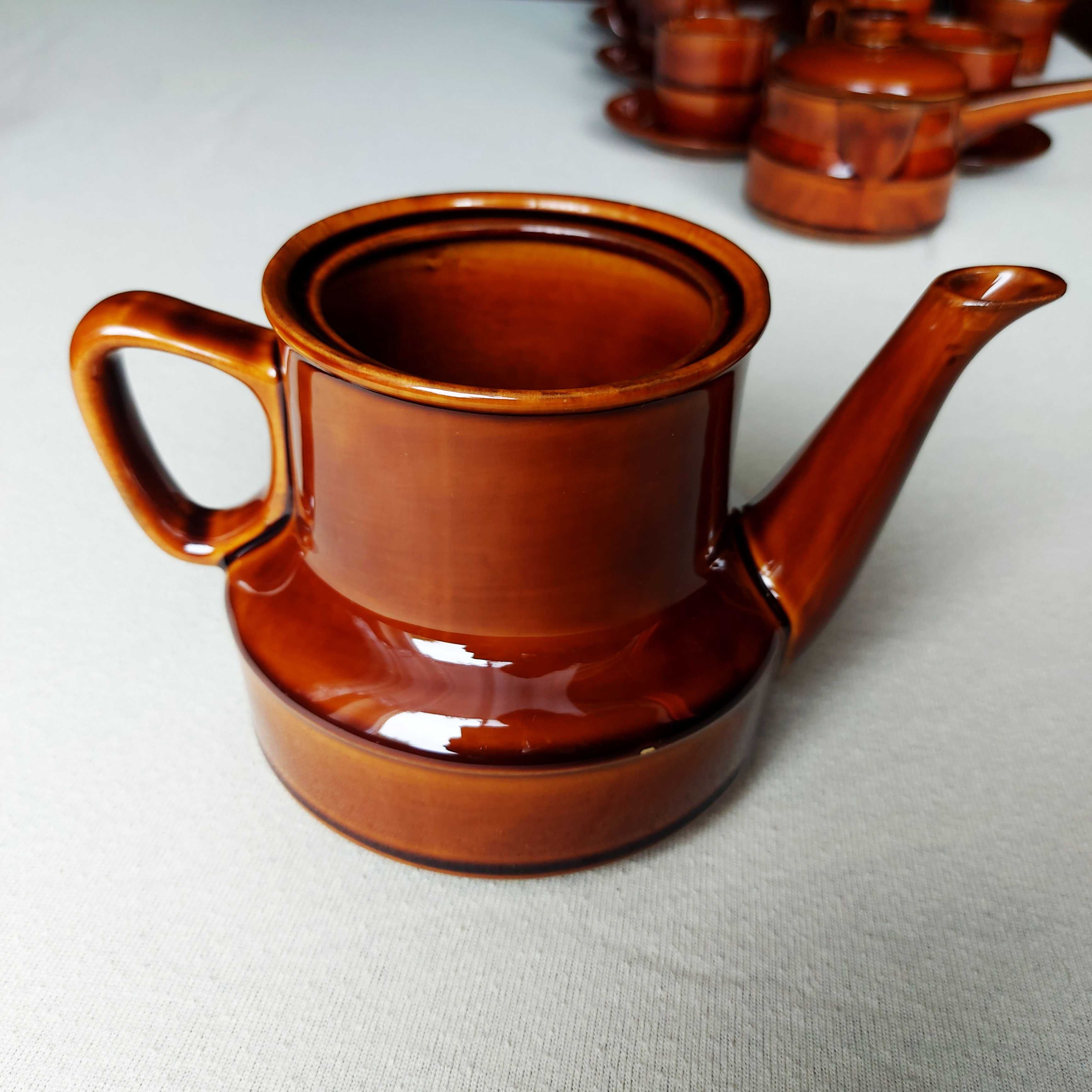 Kompletny serwis z porcelitu do kawy lub herbaty - Tułowice Stary PRL