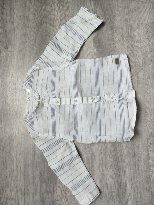 Lniana koszula niemowlęca Zara r. 68