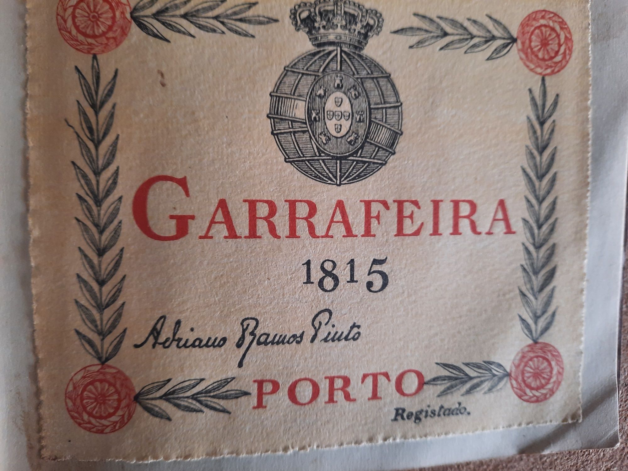 Catalogo de Rotulos originais Porto Ramos Pinto com 100 anos