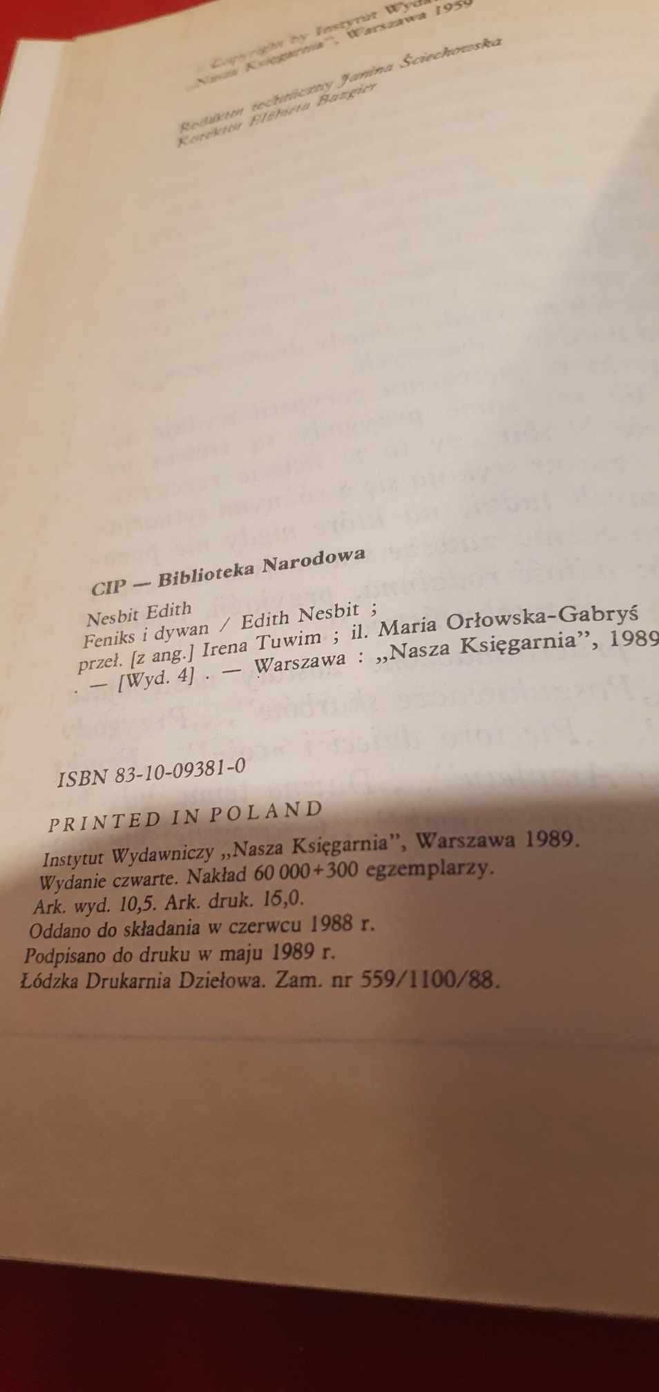 Feniks i dywan Edith Nesbit