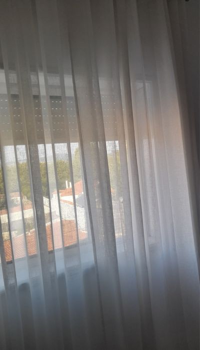 Cortinados e varão  inox