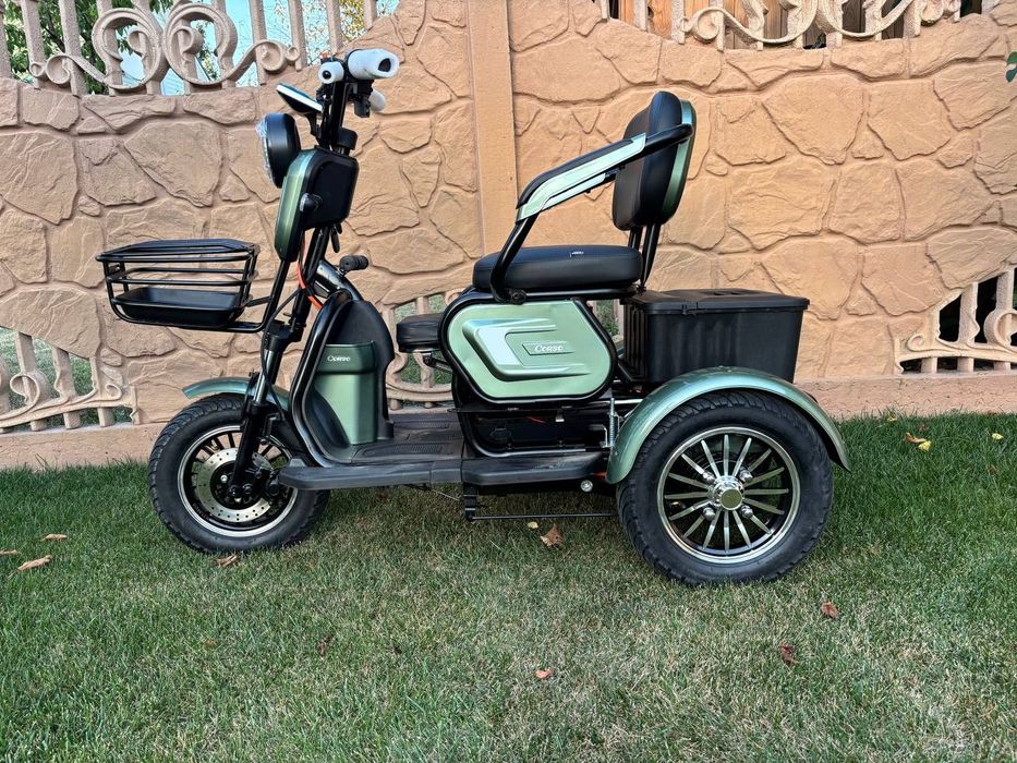 Трицикол CORCO《LOGAN 》Двигун 1000-1200W Батарея 72V-23Ah Доставка.