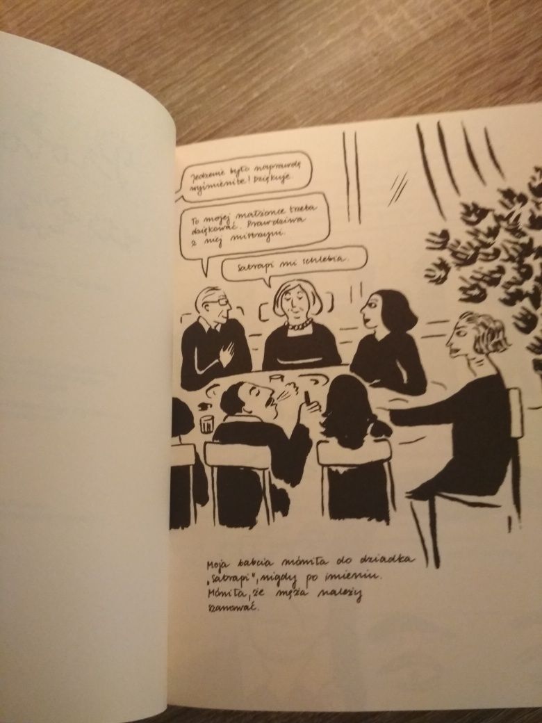 Wyszywanki komiks szczególny Marjane Satrapi