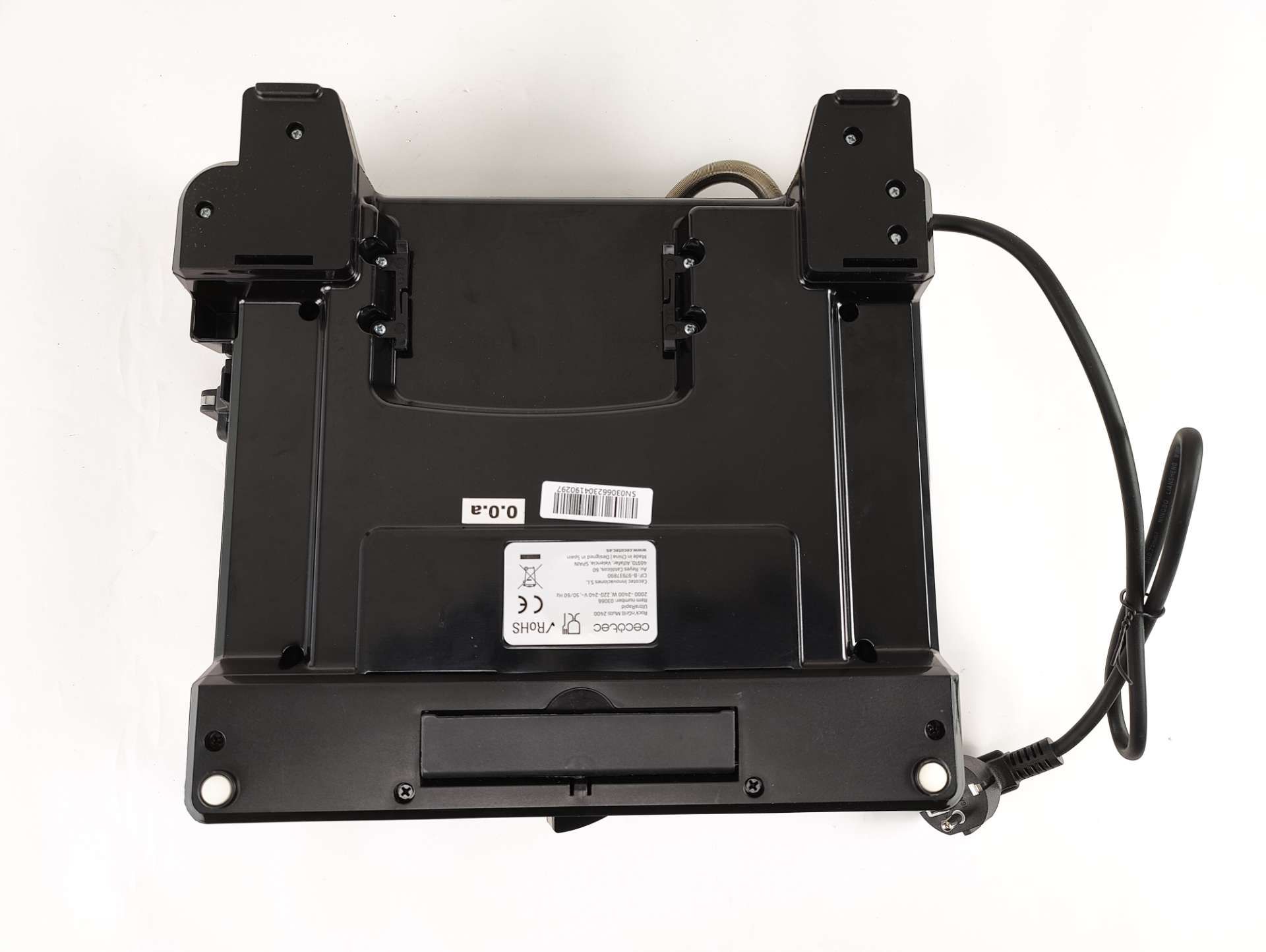 Kontaktowy grill elektryczny Cecotec Rock'Ngrill srebrny/szary 2400 W