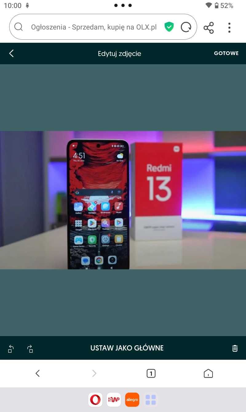 SUPER Xiaomi redmi 13. Pamięć 8/256 gb