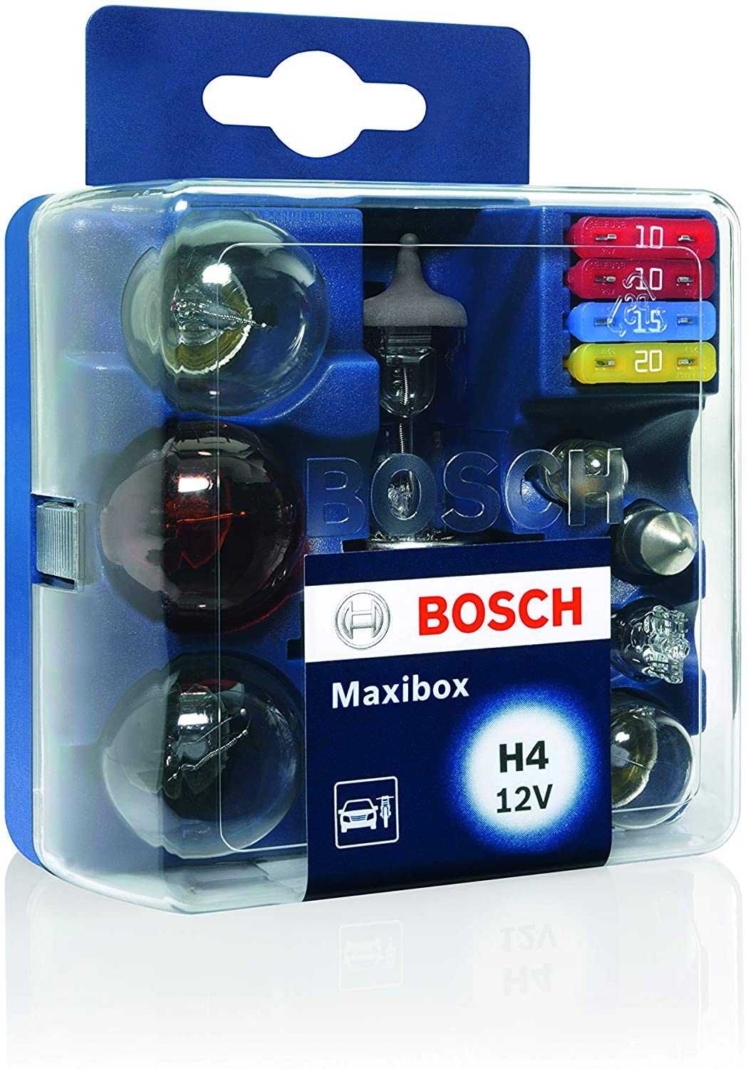 BOSCH zestaw żarówek i bezpieczników MAXI BOX H4