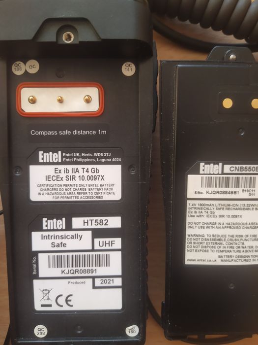 Искробезопасная радиостанция Entel HT582.l