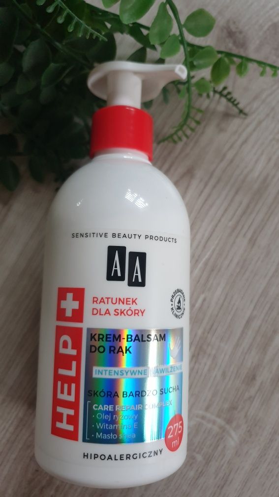 Krem balsam do przesuszonych szorstkich dłoni hipoalergiczny AA Help