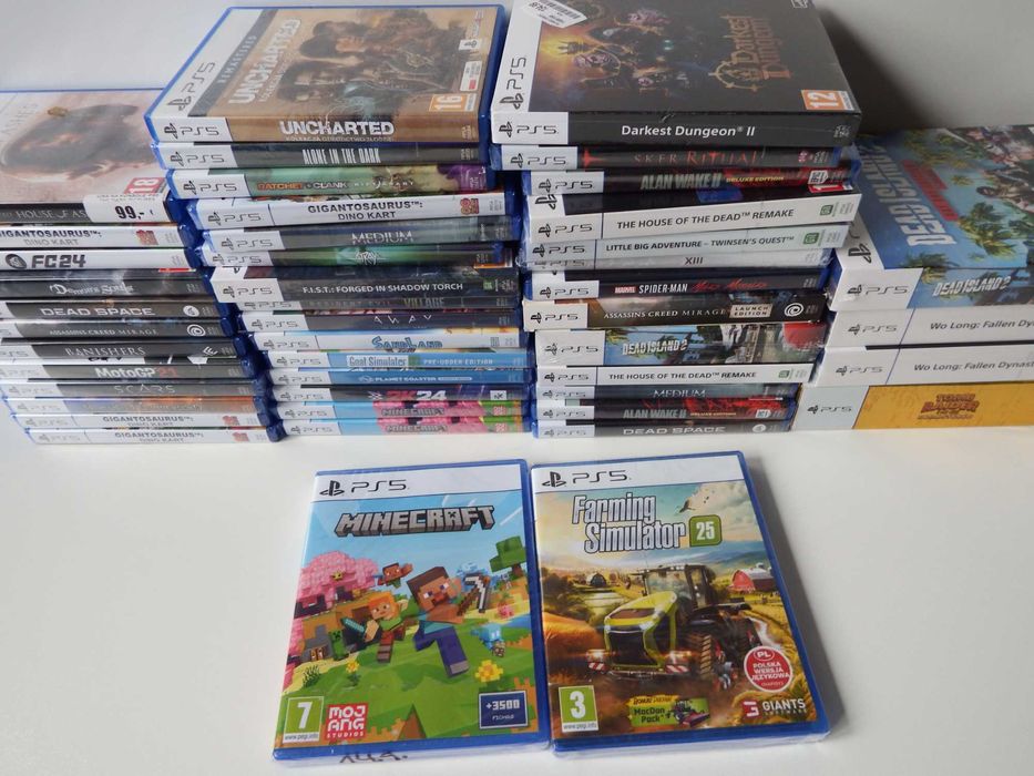 GRY SONY PS5 Minecraft PL nowa zafoliowana PREZENTY CHOINKA ! gry PS5