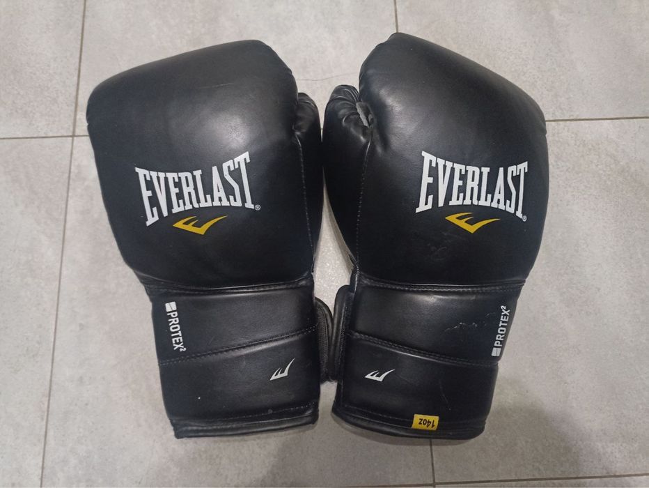 Боксерські рукавиці Everlast protex2, перчатки для бокса
