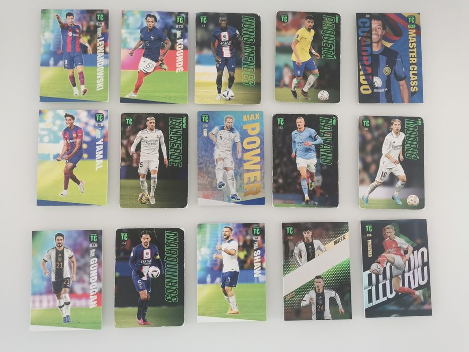 Karty piłkarskie Euro 2024,Fifa 365,Champions Leaque,Top Class,70 szt.