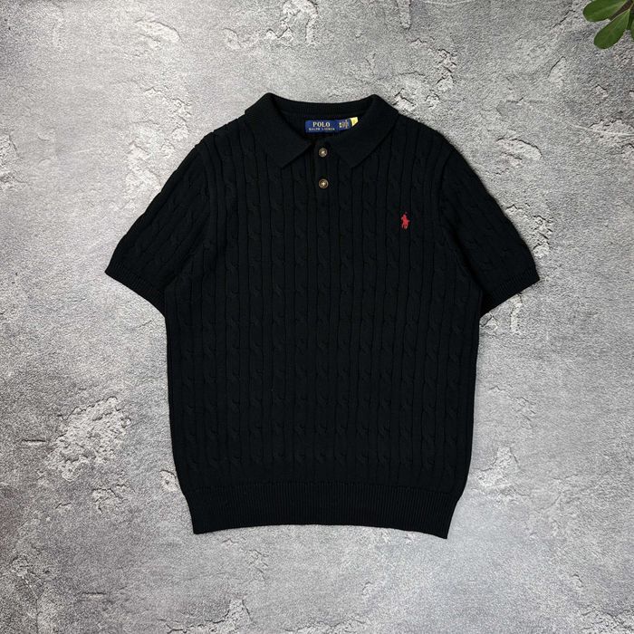 Поло в'язане Ralph Lauren футболка комір ральф лаурен