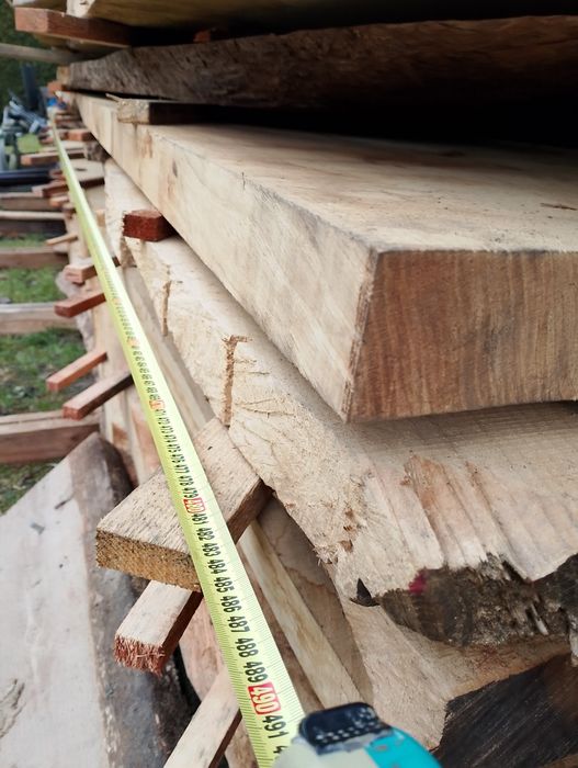 Deski dębowe, foszty, tarcica, blat 5m, 3m gr. 55, 70 mm 2,5 m3 TANIO!